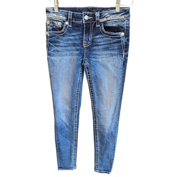 Miss Me Standard Skinny Women's Sz 26 Embellished Pockets Jeans - Picture 2 of 14